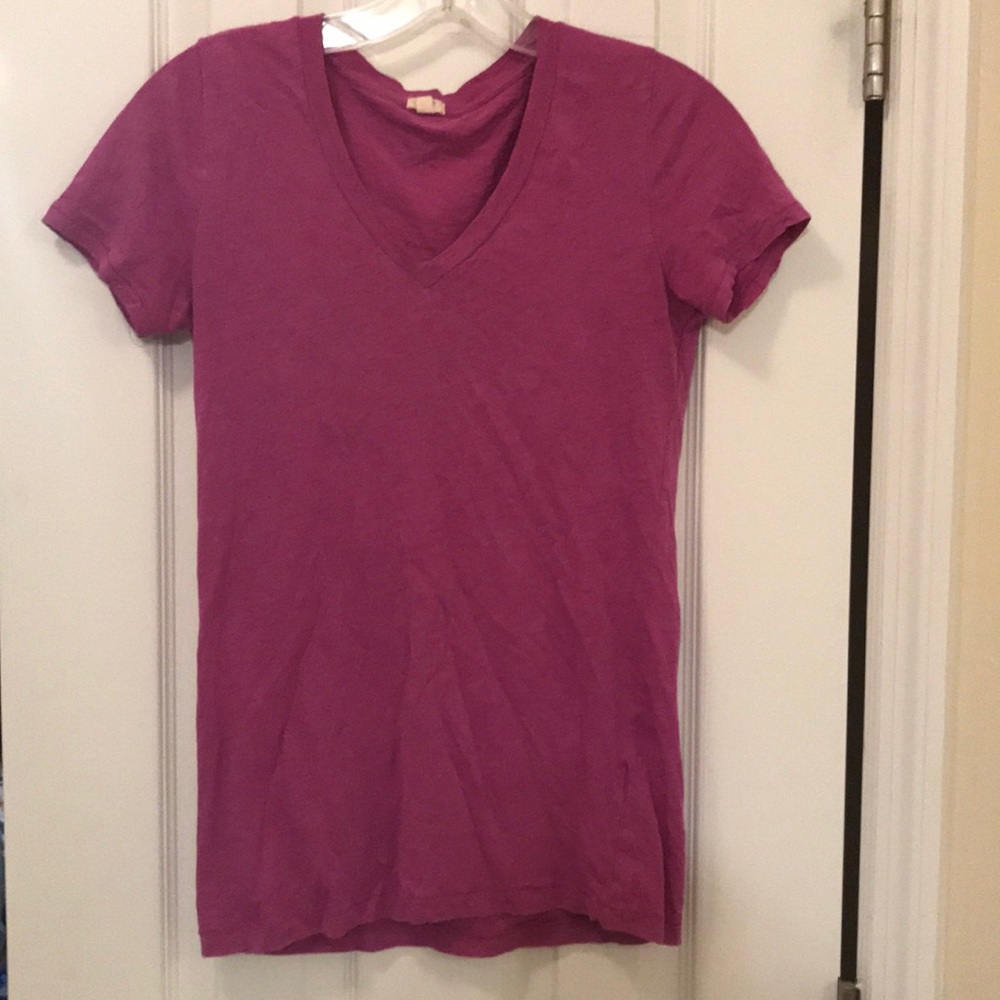 J Crew Magenta Tee